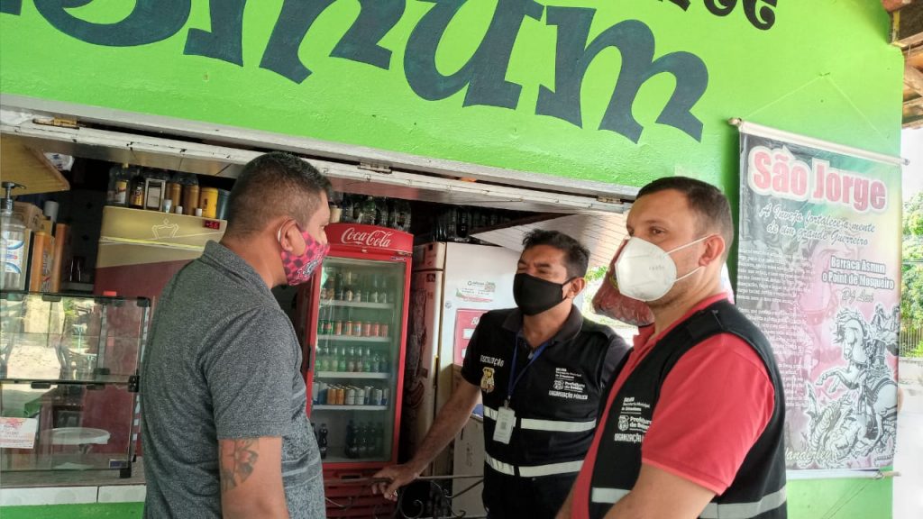 Comerciantes de Mosqueiro foram orientados a cumprir o decreto contra a Covid-19