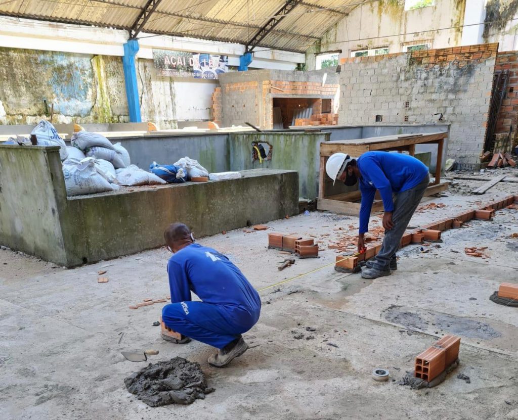 Previsão da entrega das obras no Mercado Municipal de Mosqueiro é para o fim do mês de agosto