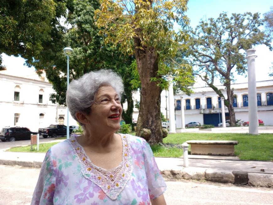 Dulce Rocque, ativista pela manutenção do patrimônio histórico da Cidade Velha, afirma que é preciso conscientizar a população sobre a importância do patrimônio público.