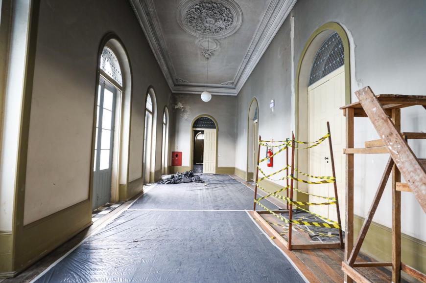 Toda obra de reforma e restauro interno e externo do Palácio Antônio Lemos custará R$ 6 milhões.