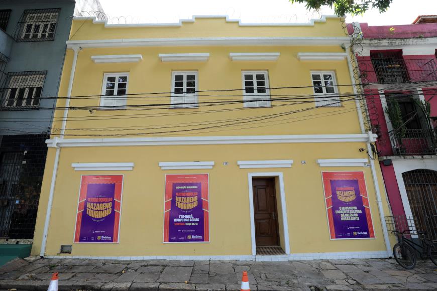 Teatro Popular Nazareno Tourinho foi inaugurado nesta terça-feira, 6, pela Prefeitura de Belém, no Largo do Carmo, na Cidade Velha.