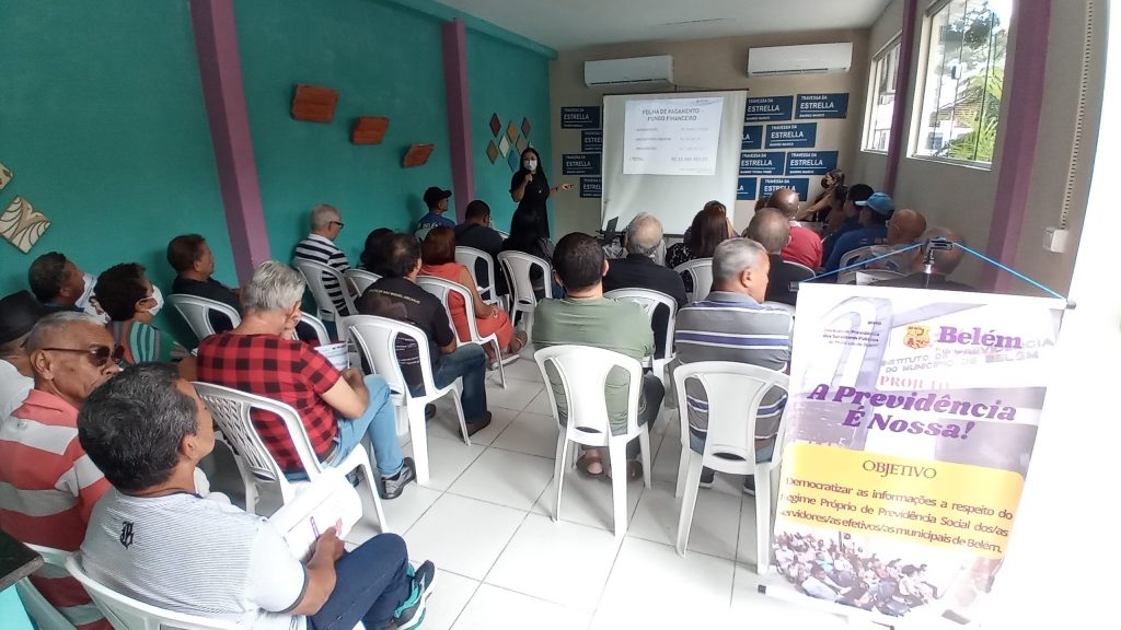 Foi o 24º encontro com servidores para divulgar informações da Previdência Municipal de Belém.