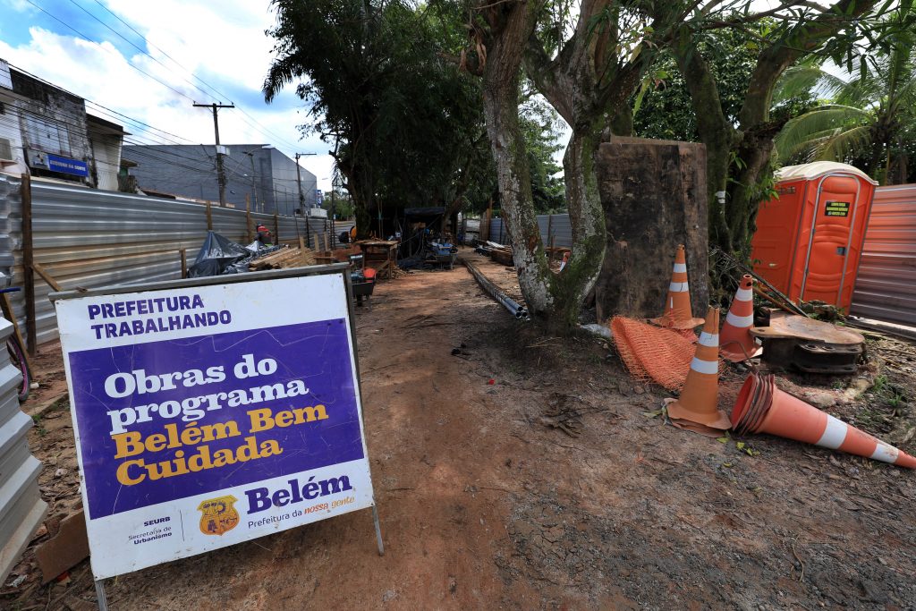 Reurbanização da avenida Rômulo Maiorana é uma obra com uma grande força paisagística, segundo o prefeito de Belém, Edmilson Rodrigues: Belém mais bonita