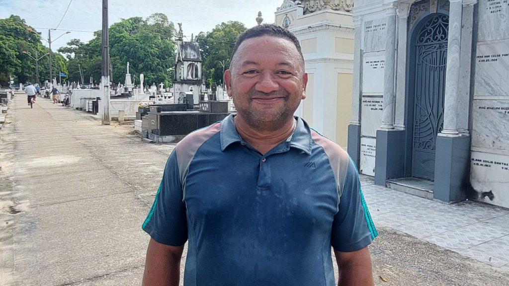Frequentador do cemitério Santa Izabel, no bairro do Guamá, Marivaldo Pantoja disse a operação para o Dia das Mães deixou o espaço em ótimo estado.